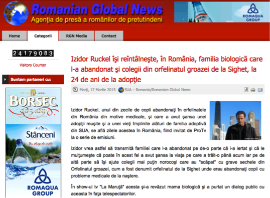 Romanian Global News: Bucharest, Romania