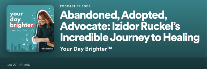 Tracey Teirnan podcast about Izidor