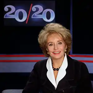 20/20 logo and Barbara Walters